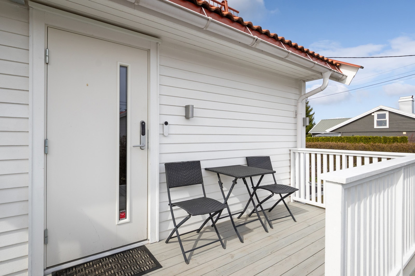 Trappeoppgang med balkong - perfekt for morgenkaffen! Galleribilde