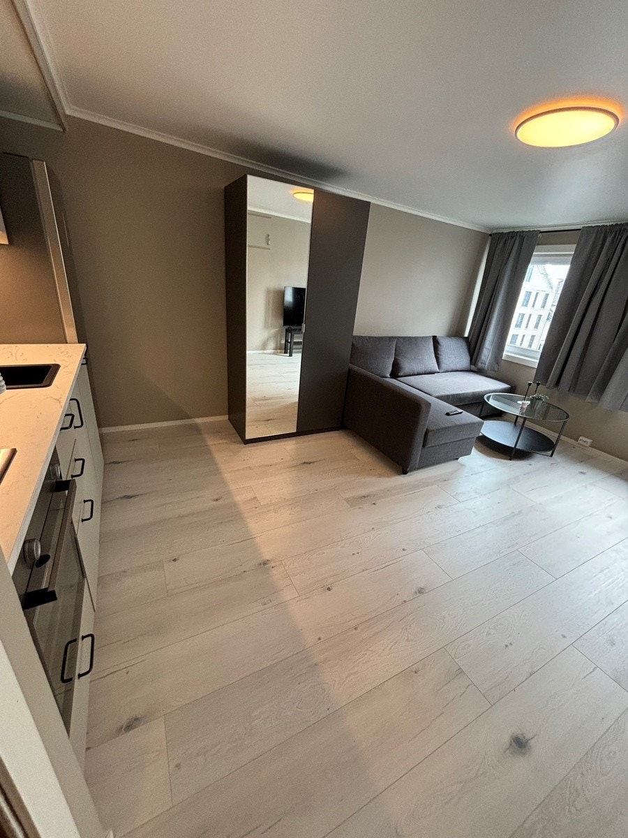 Romslig stue/kjøkken Galleribilde