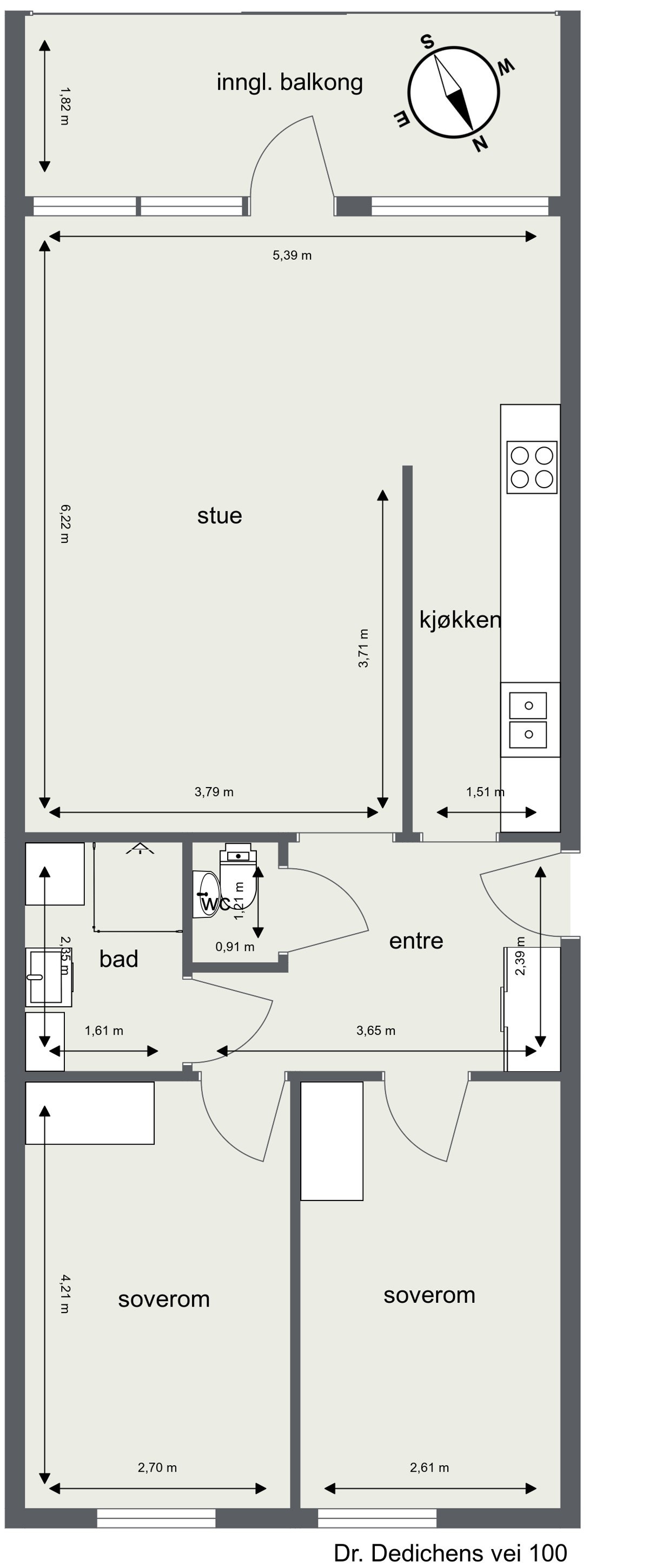 Plantegning Galleribilde