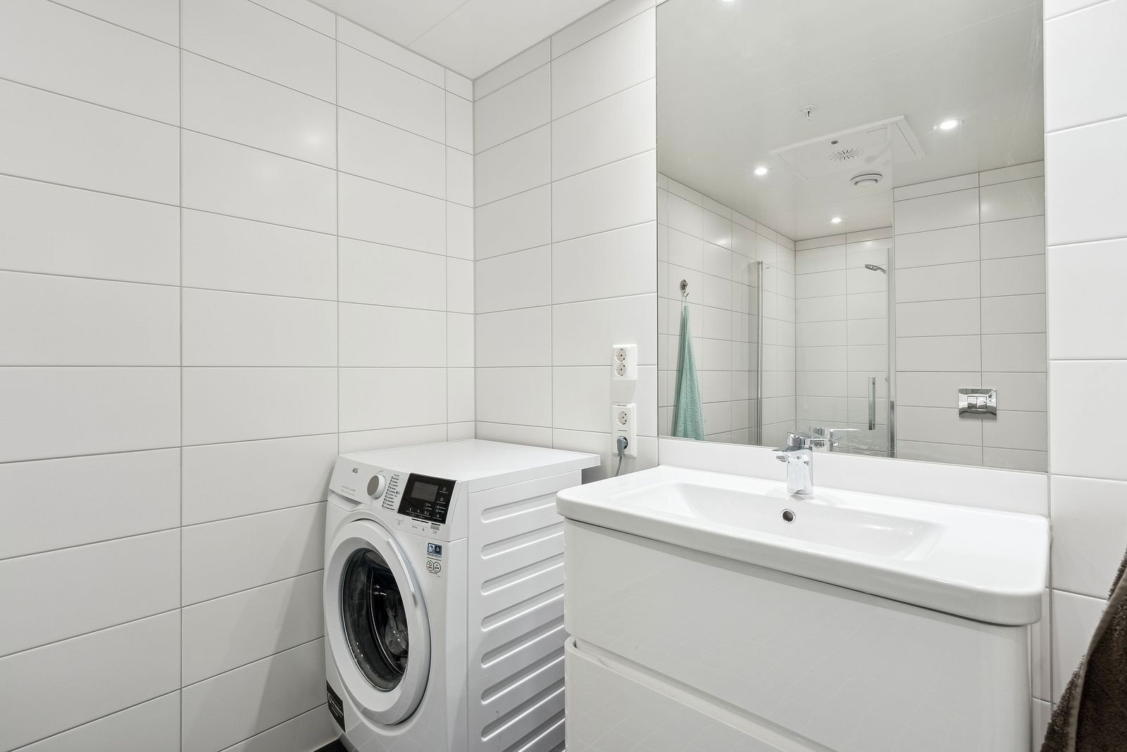 Badet har opplegg for vaskemaskin Galleribilde