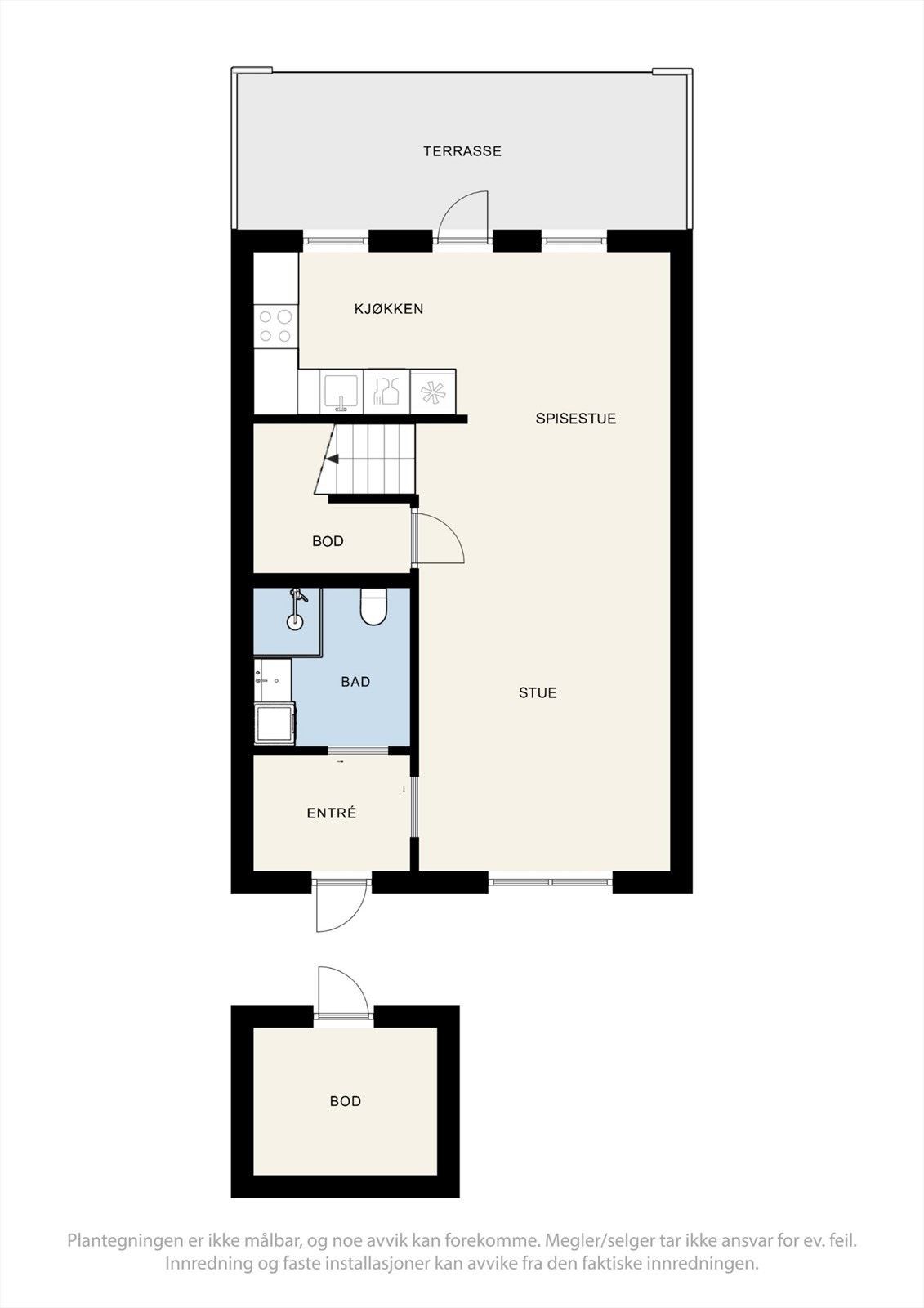 Plantegning Galleribilde