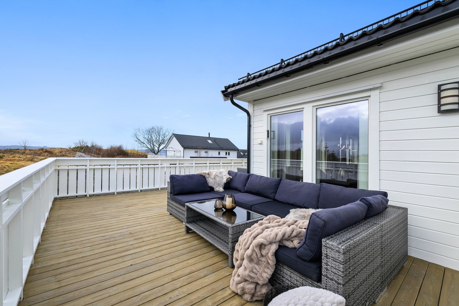 Her kan du også sitte skjermet fra nordavinden. Galleribilde