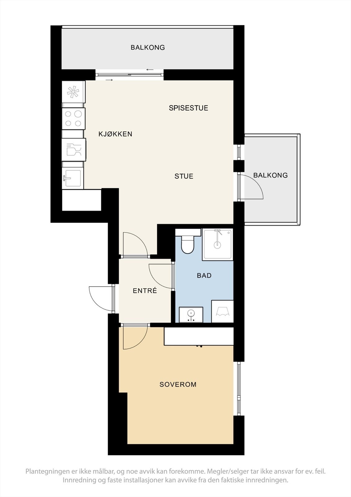 Plantegning Galleribilde