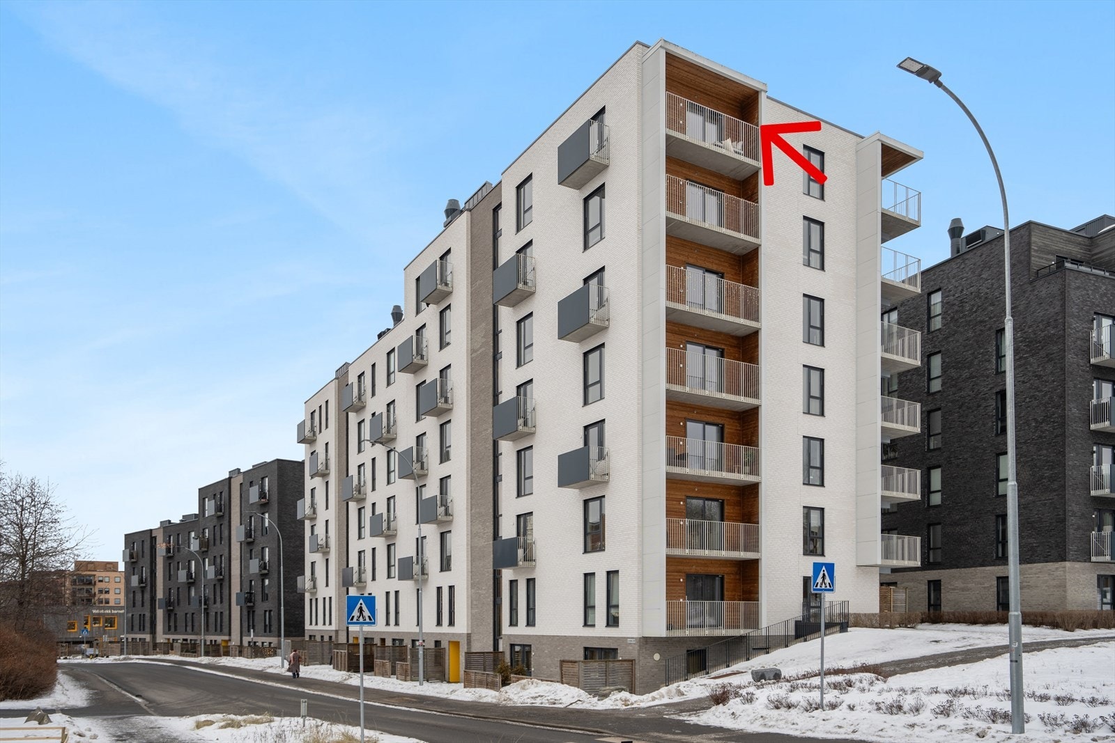 Toppleilighet med to balkonger Galleribilde