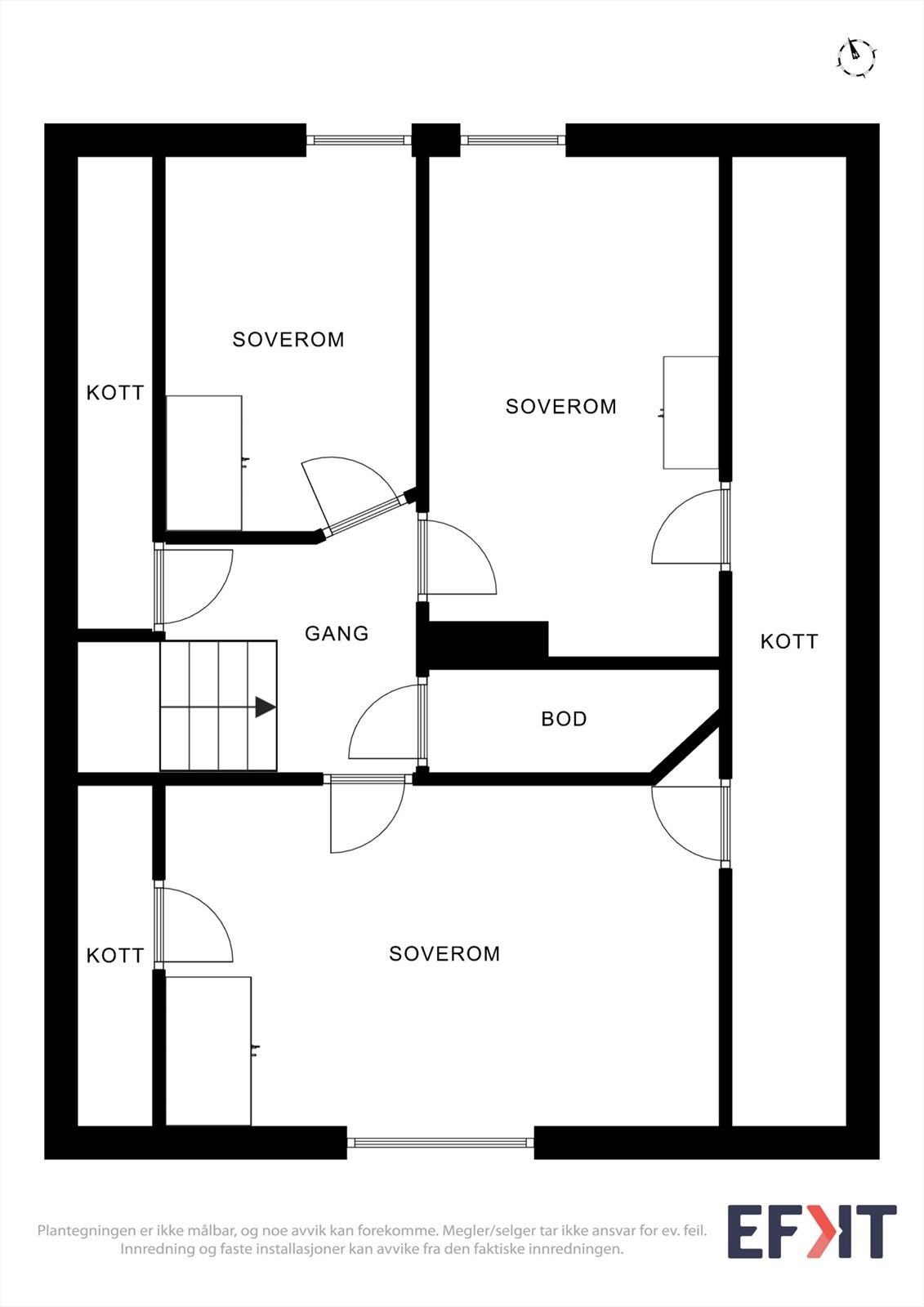 Plantegning 2. etasje Galleribilde