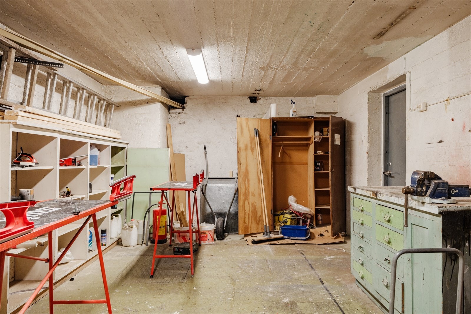 I bygget er det også et praktisk verksted. Galleribilde