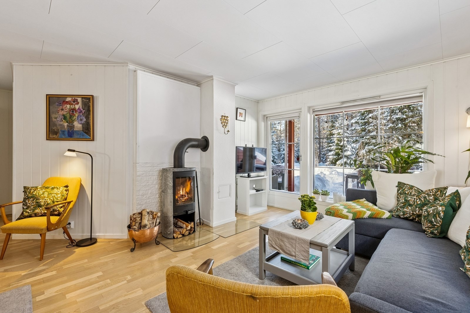 Peisovnen bidrar med behagelig varme og en ekstra dose trivsel når temperaturen synker Galleribilde