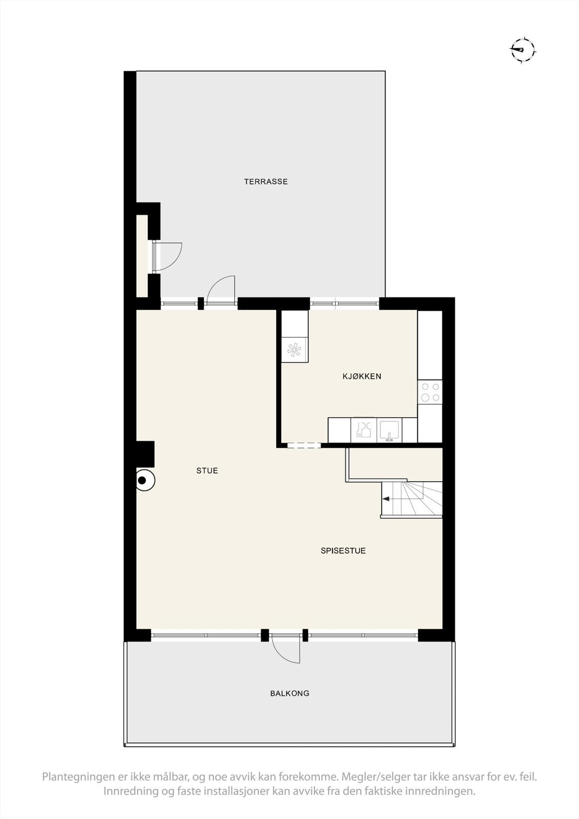 Plantegning hovedetasje Galleribilde
