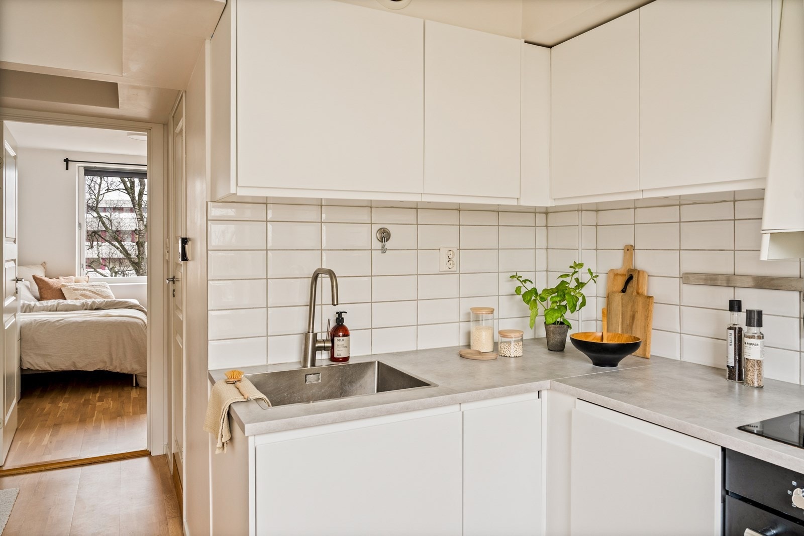 Vi beveger oss videre til det første soverommet. Galleribilde