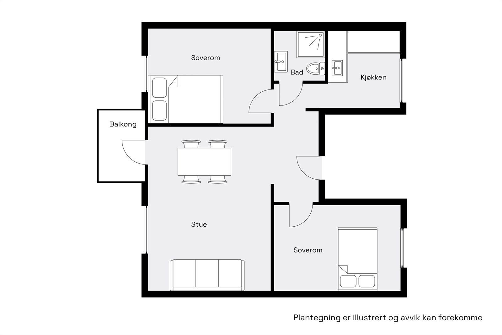 Planløsning. Galleribilde