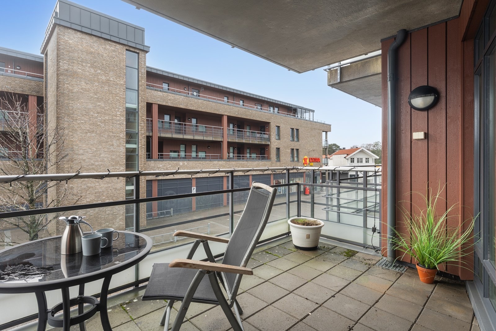 Her får du en nydelig sør-vest vendt balkong Galleribilde