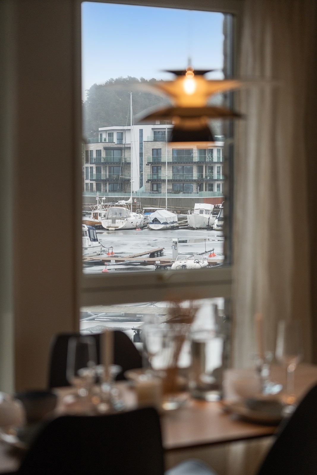 Utsikt fra spisestuen Galleribilde