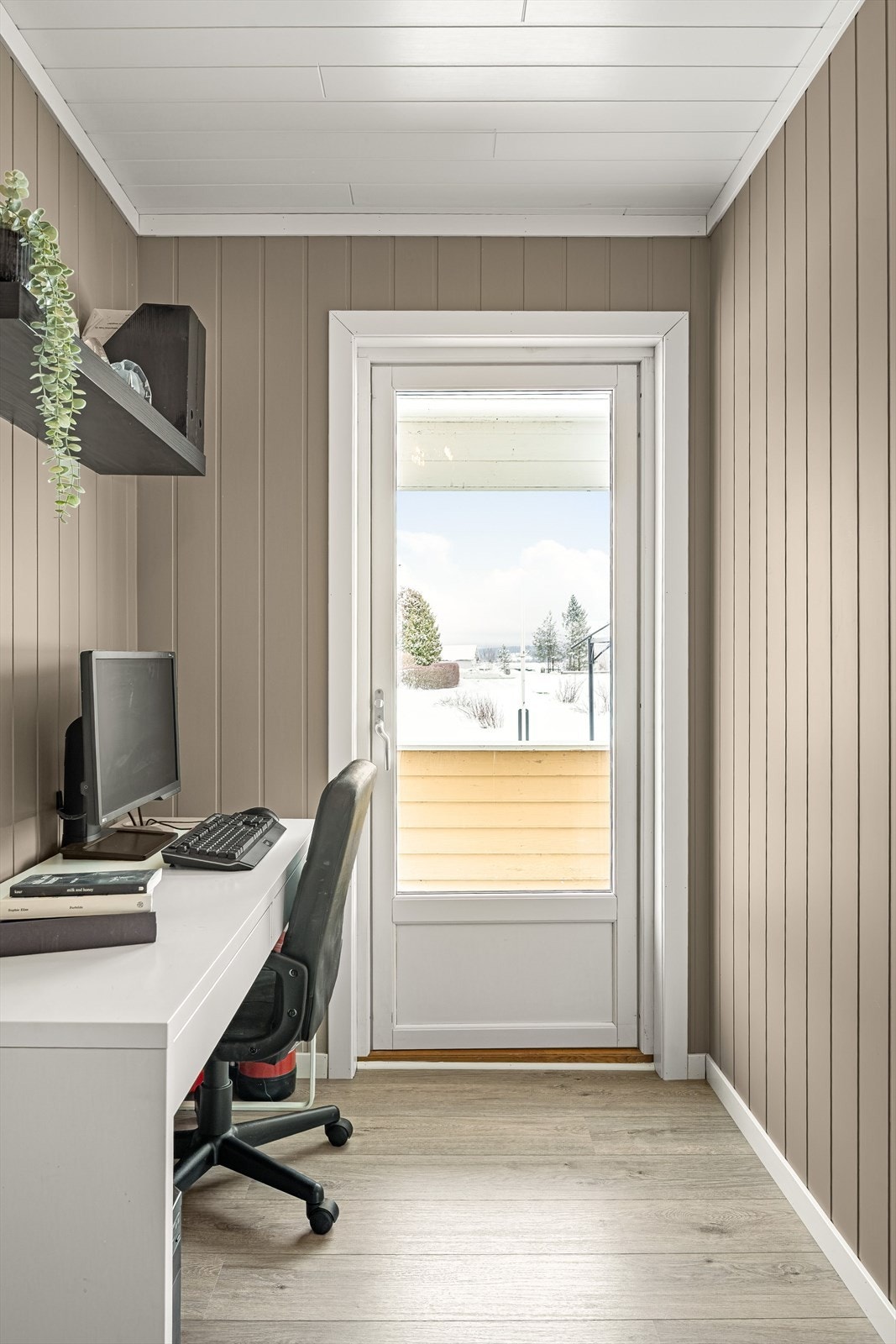 Her kan du sitte på hjemmekontoret, eller kanskje du ønsker en liten hobbykrok? Galleribilde