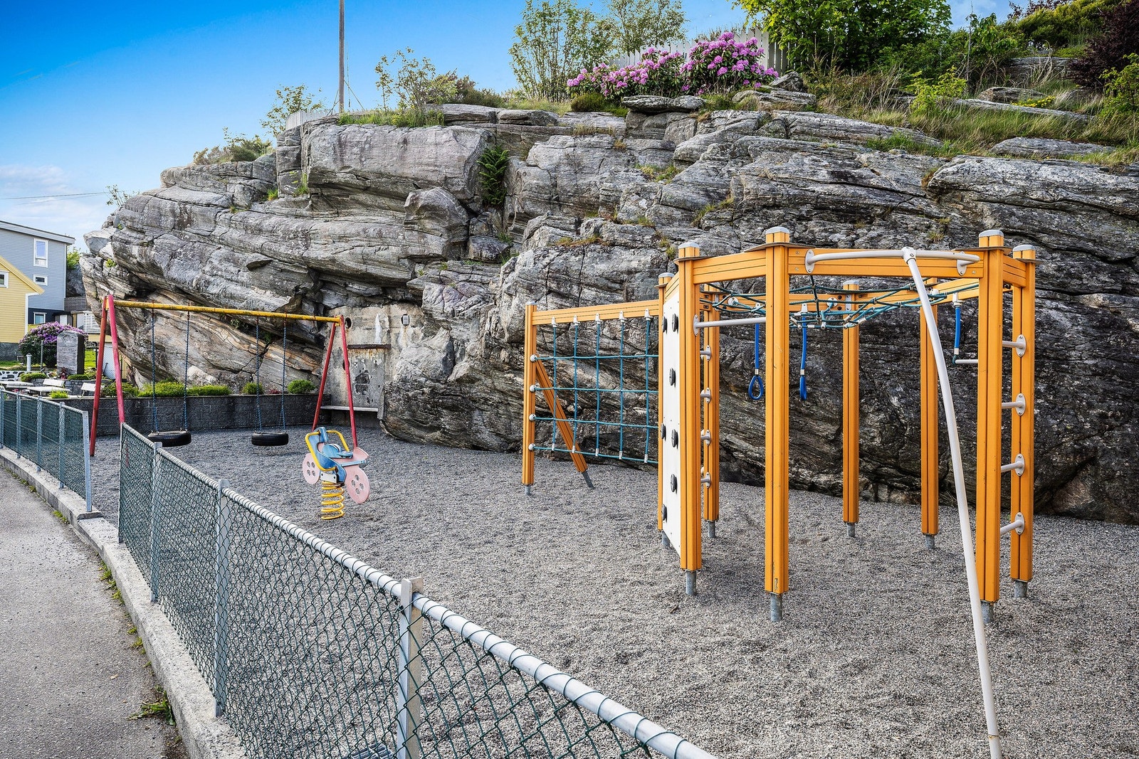 - Her kan barna boltre seg tett på hjemmet - Galleribilde