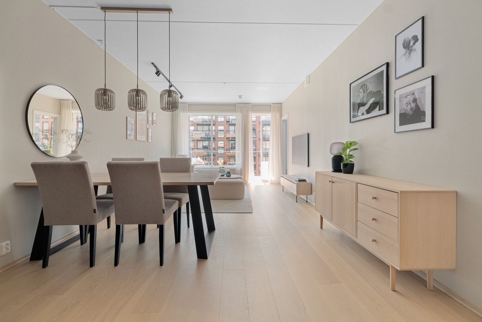 En lys og innbydende 4-roms leilighet i et nyere og moderne bygg fra 2023. Galleribilde