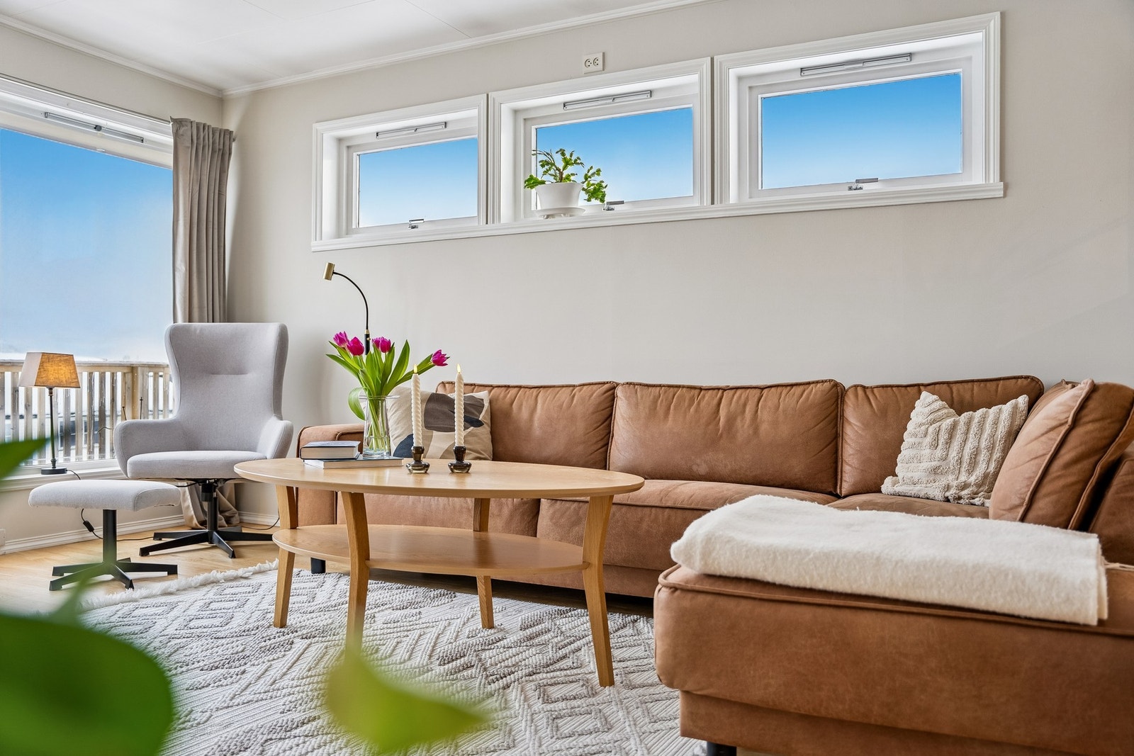 Rommet er enkelt å møblere etter eget ønske og behov. Galleribilde