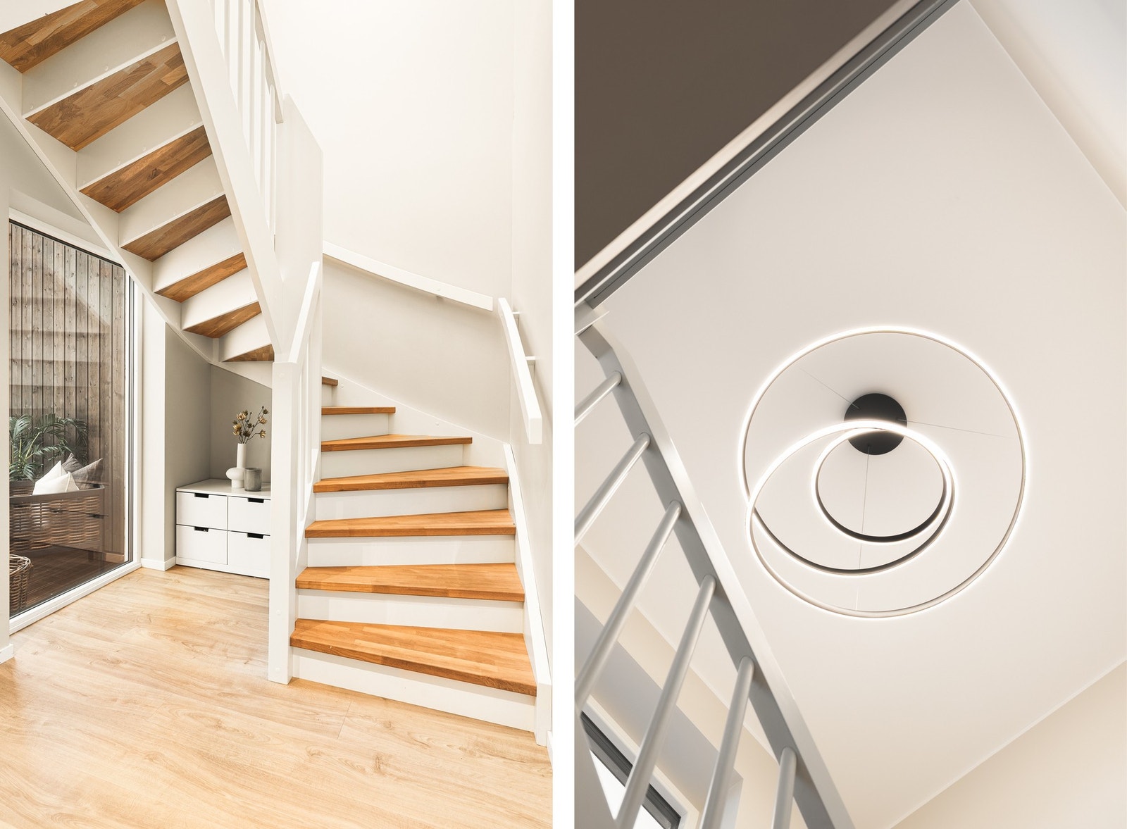 Vi beveger oss ned i boligens 1. etasje. Galleribilde