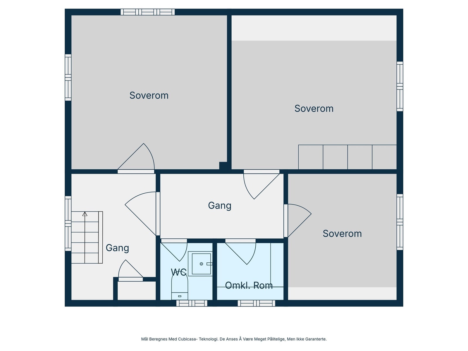Plantegning 2. etasje Galleribilde