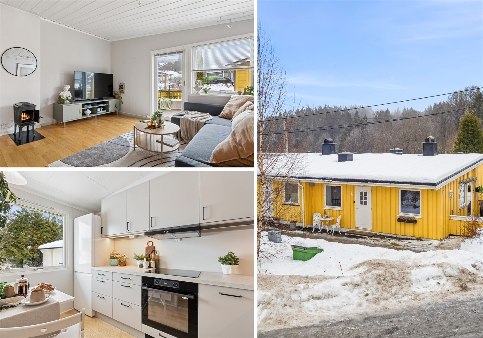 Tina Ulseth Myrvang i EiendomsMegler1 ønsker velkommen til Slattum Terrasse 1D (Foto: EFKT/Paul Smith) Galleribilde