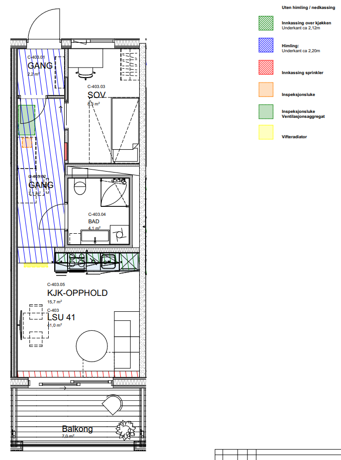 Plantegning, fra utbygger Galleribilde
