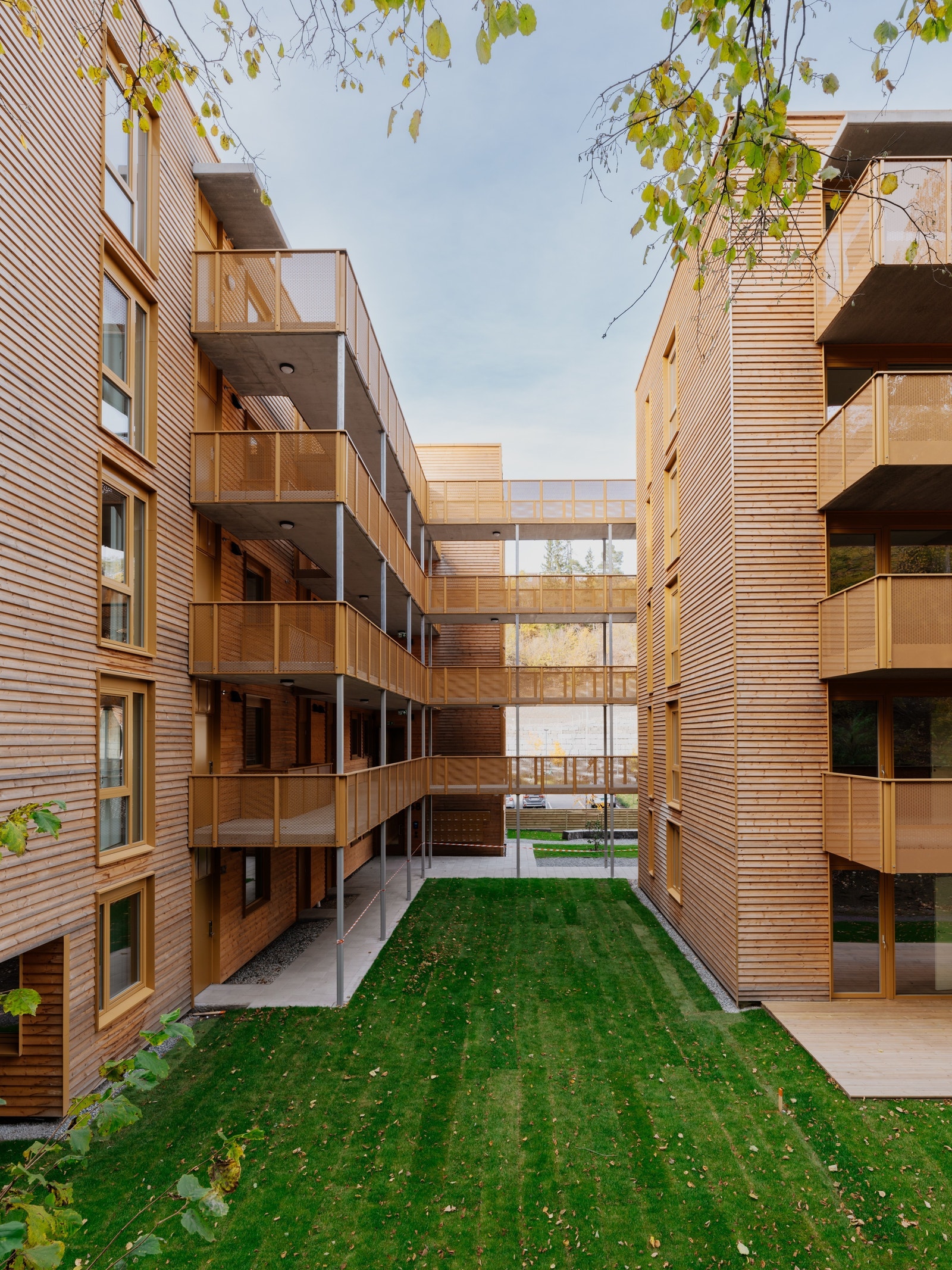 Fasade bakgård Galleribilde