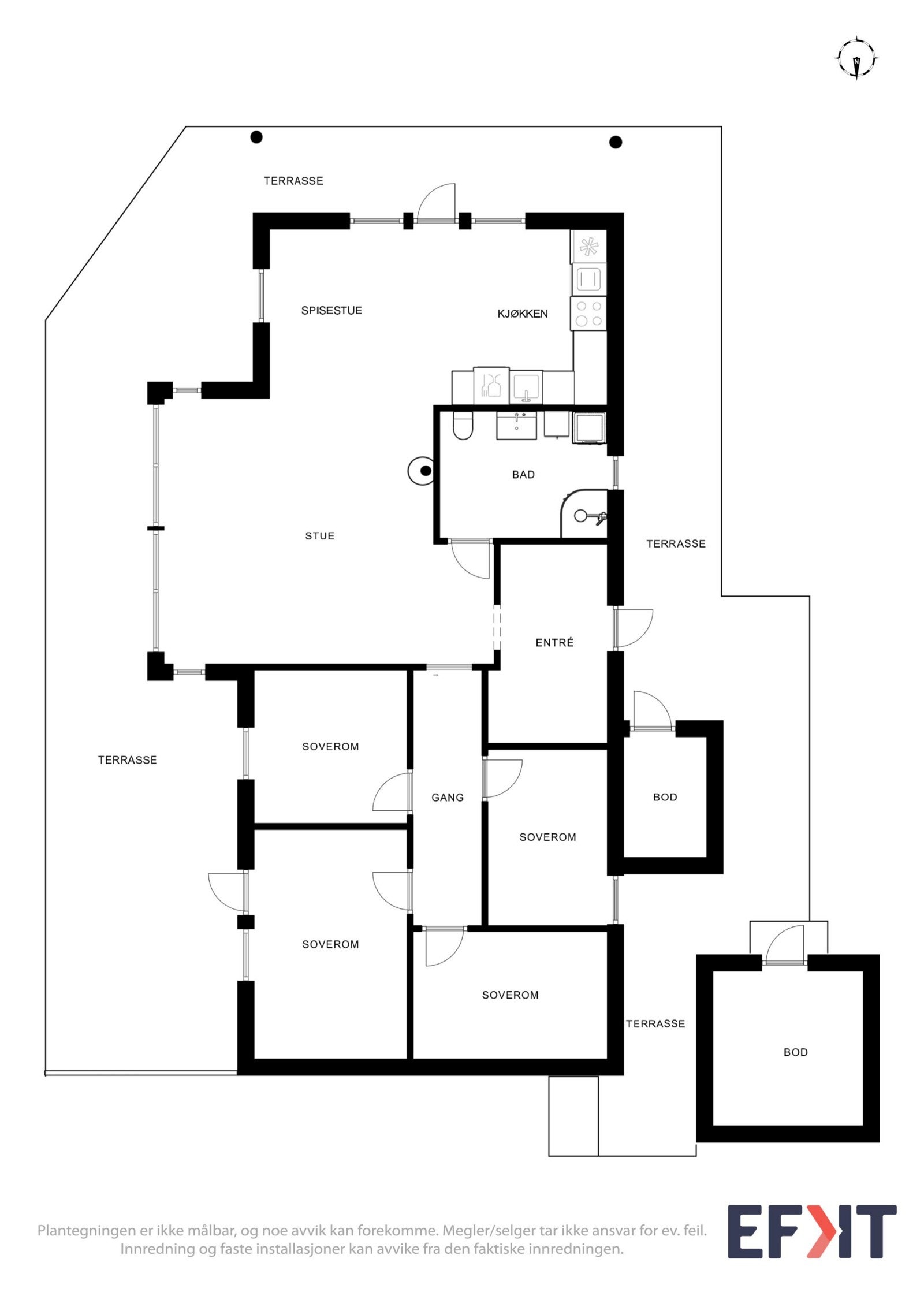 Plantegning. Galleribilde