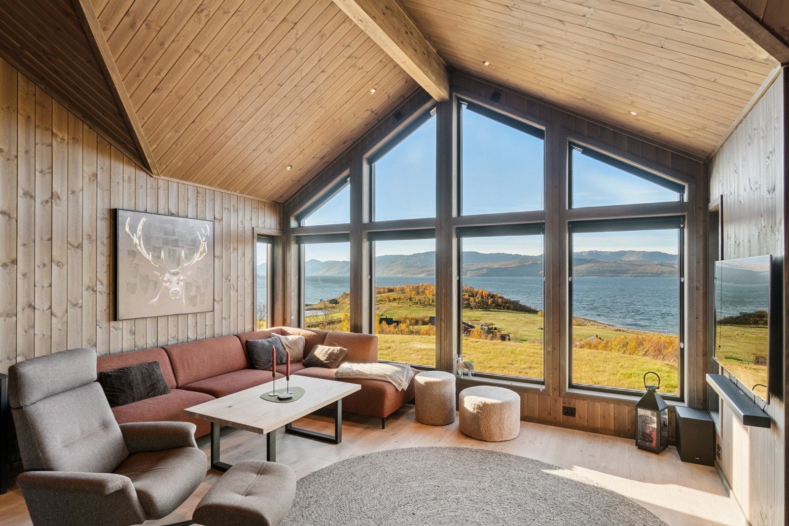 Ingenting å si på utsikten fra stuen. Galleribilde