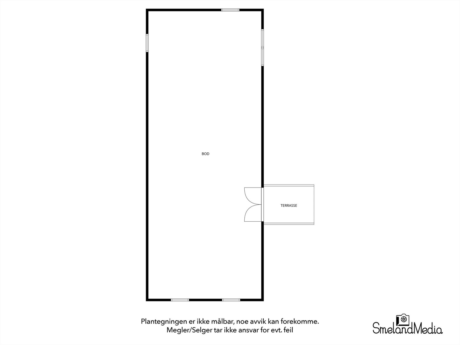 Plantegning låveloft Galleribilde