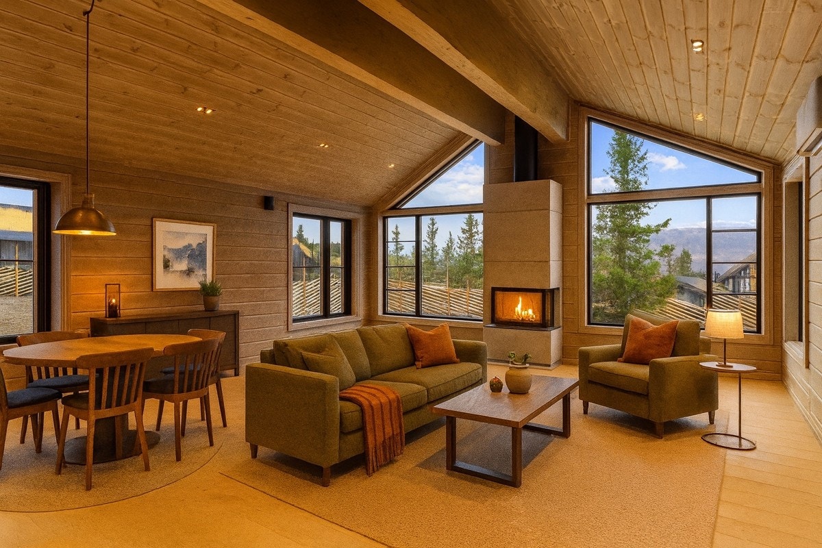 Bildet er AI generert for å vise mulig innredning. Galleribilde