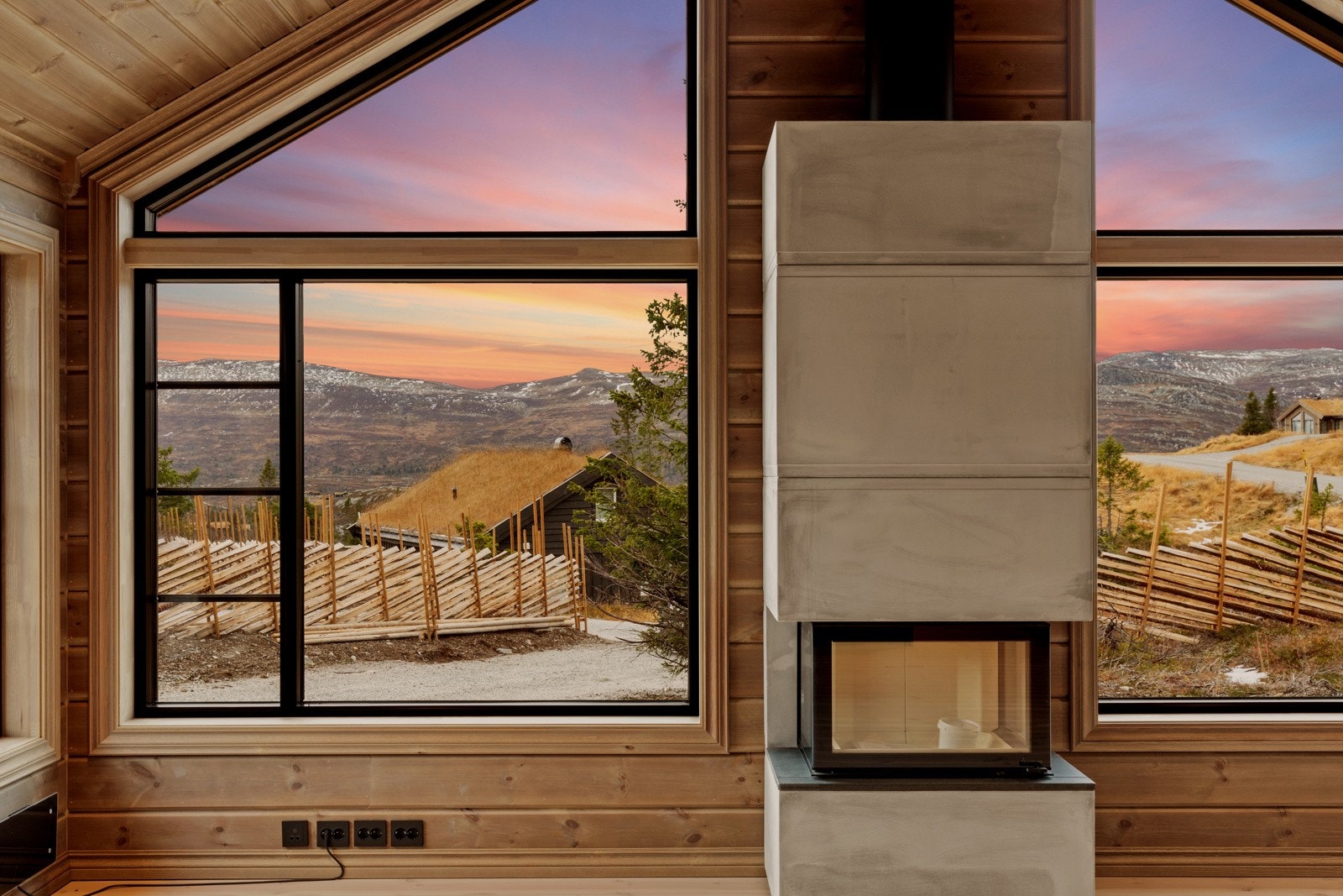 Fantastisk flott utsikt fra stuevinduene. Galleribilde