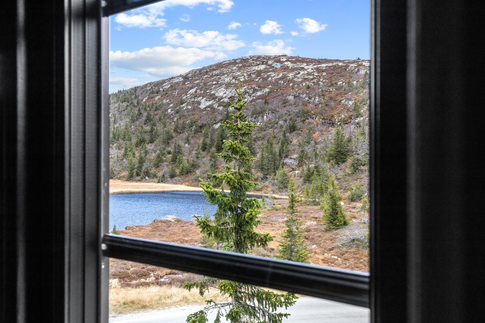 Utsikt mot Trondstjern fra loftsrom 2. Galleribilde