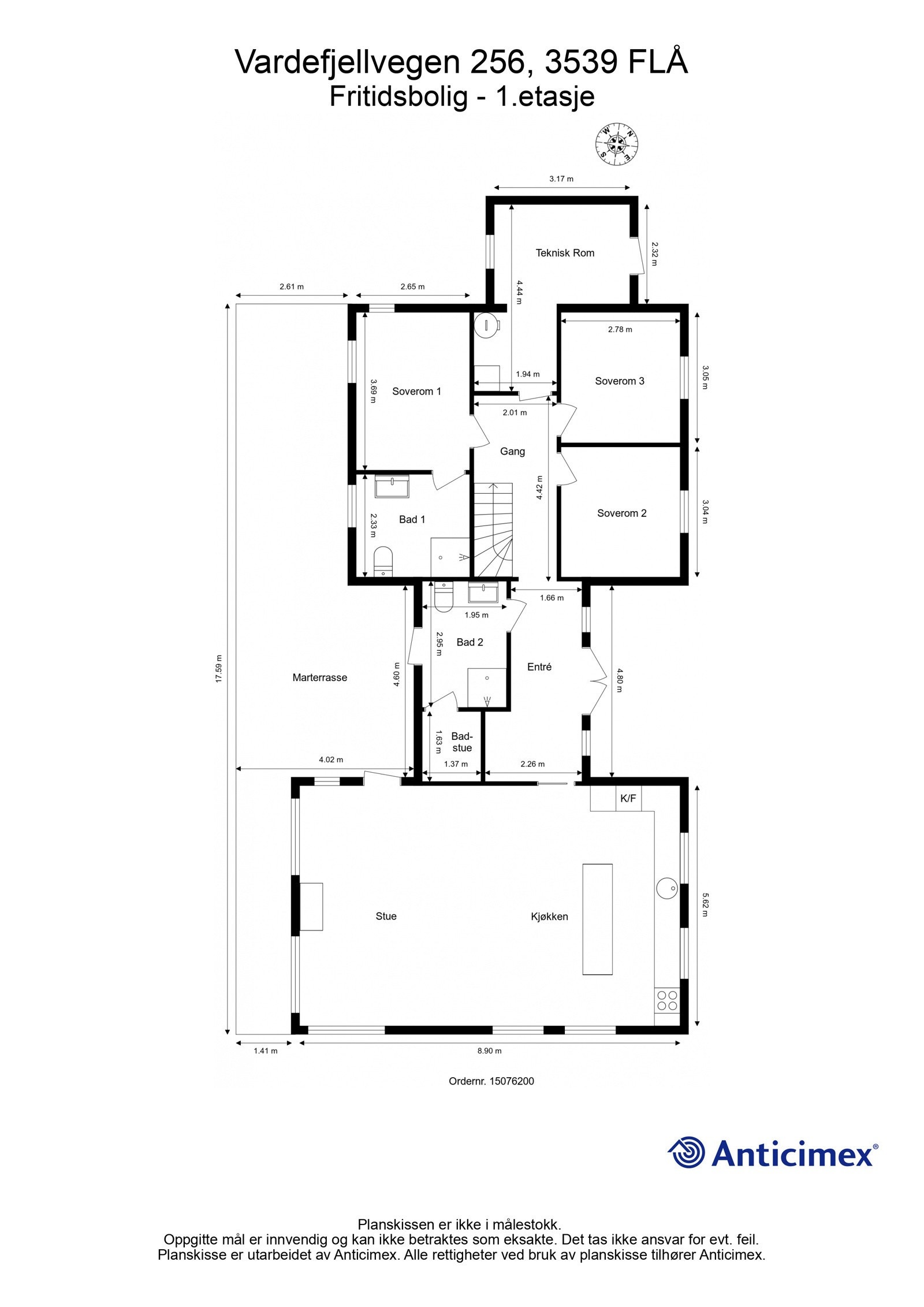 Plantegning Galleribilde