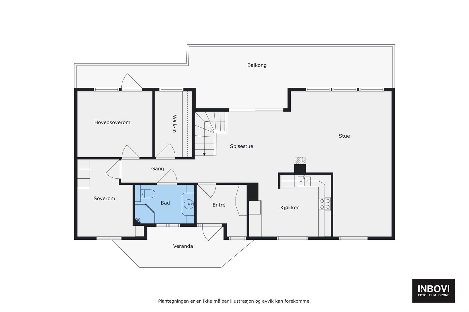 Plantegning 1. etasje. Galleribilde