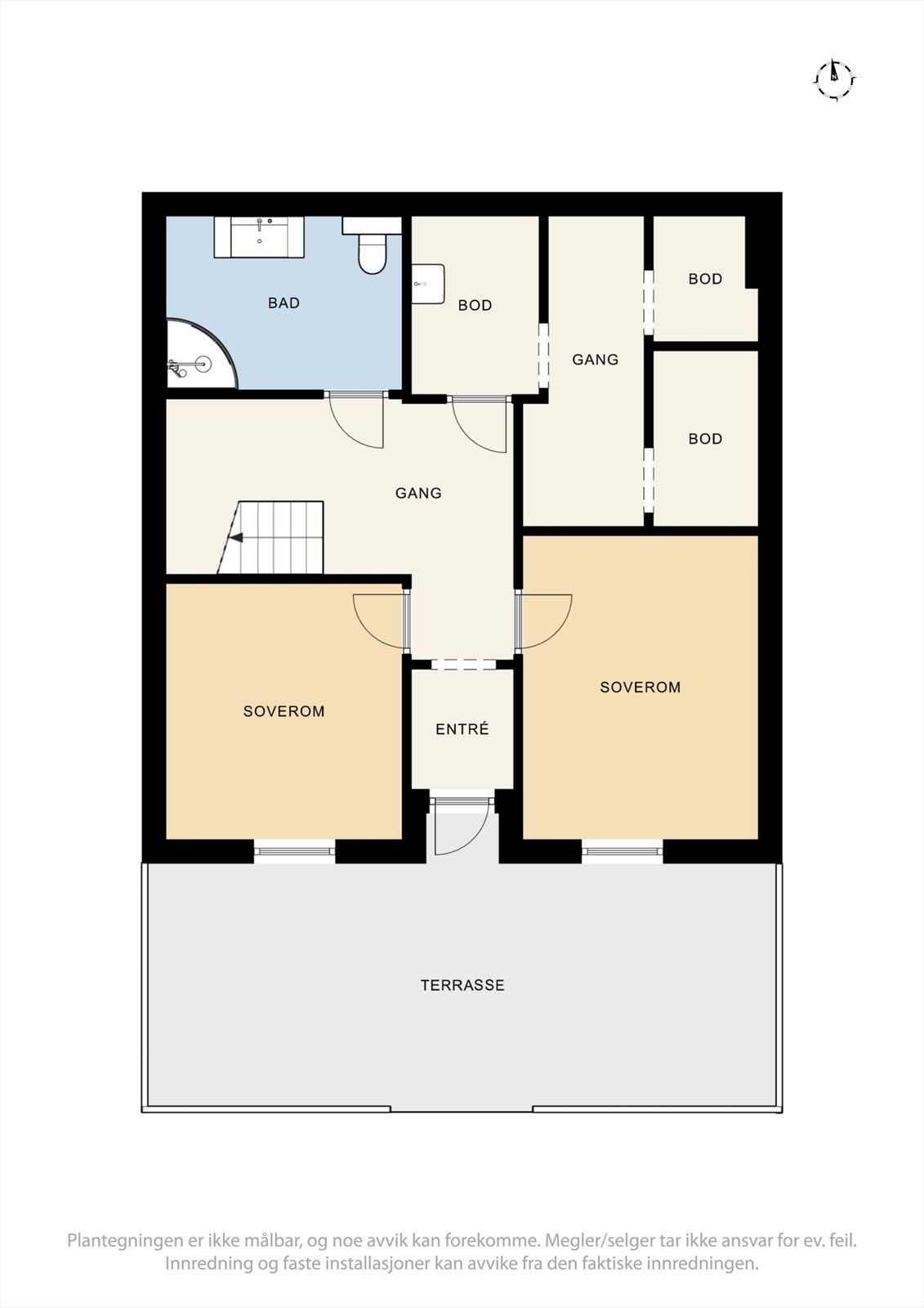 Planskisse underetasje Galleribilde