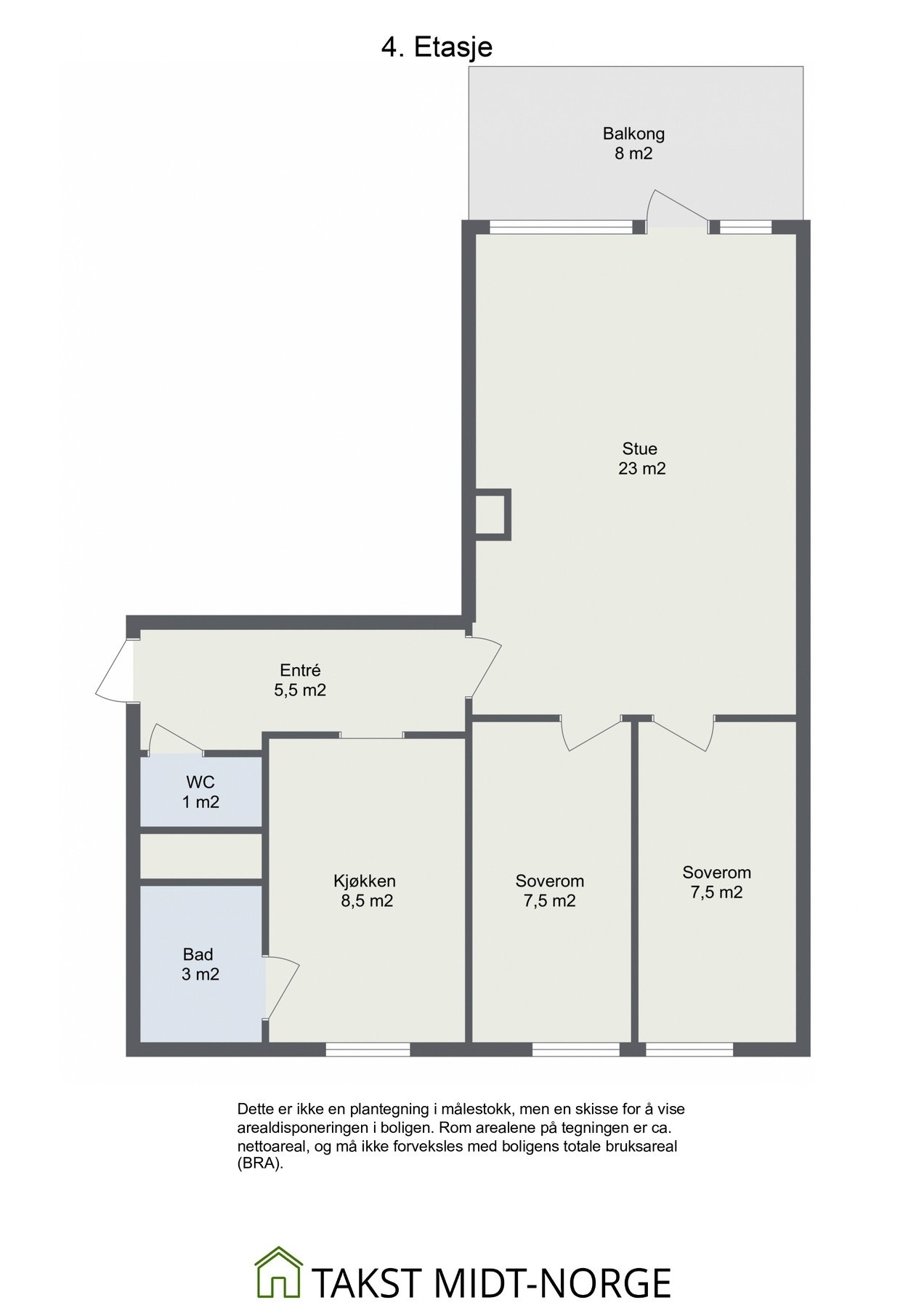 Planskisse Galleribilde