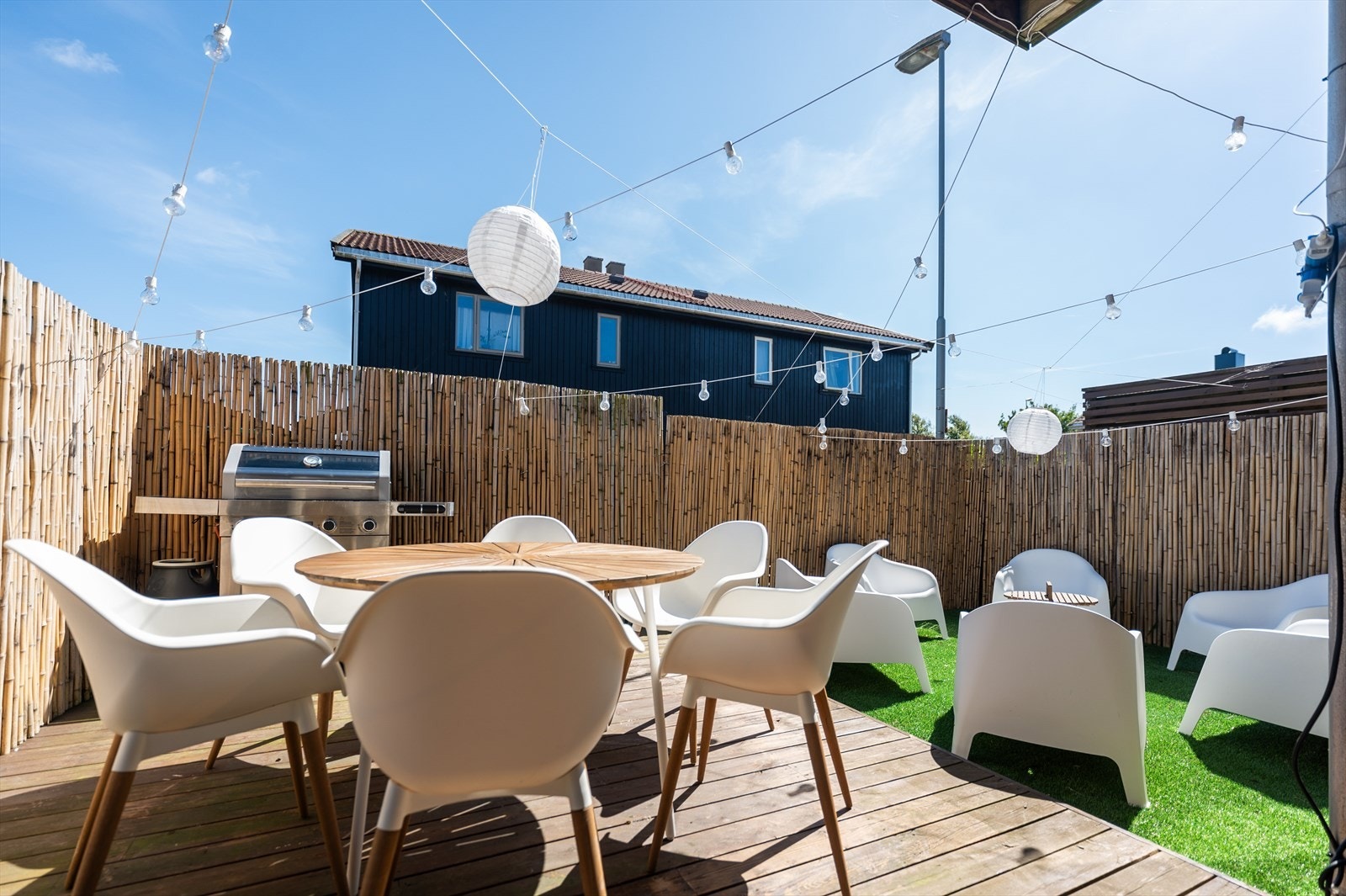 Lettstelt uteområde som gir mer tid til å nyte fine sommerdager. Galleribilde