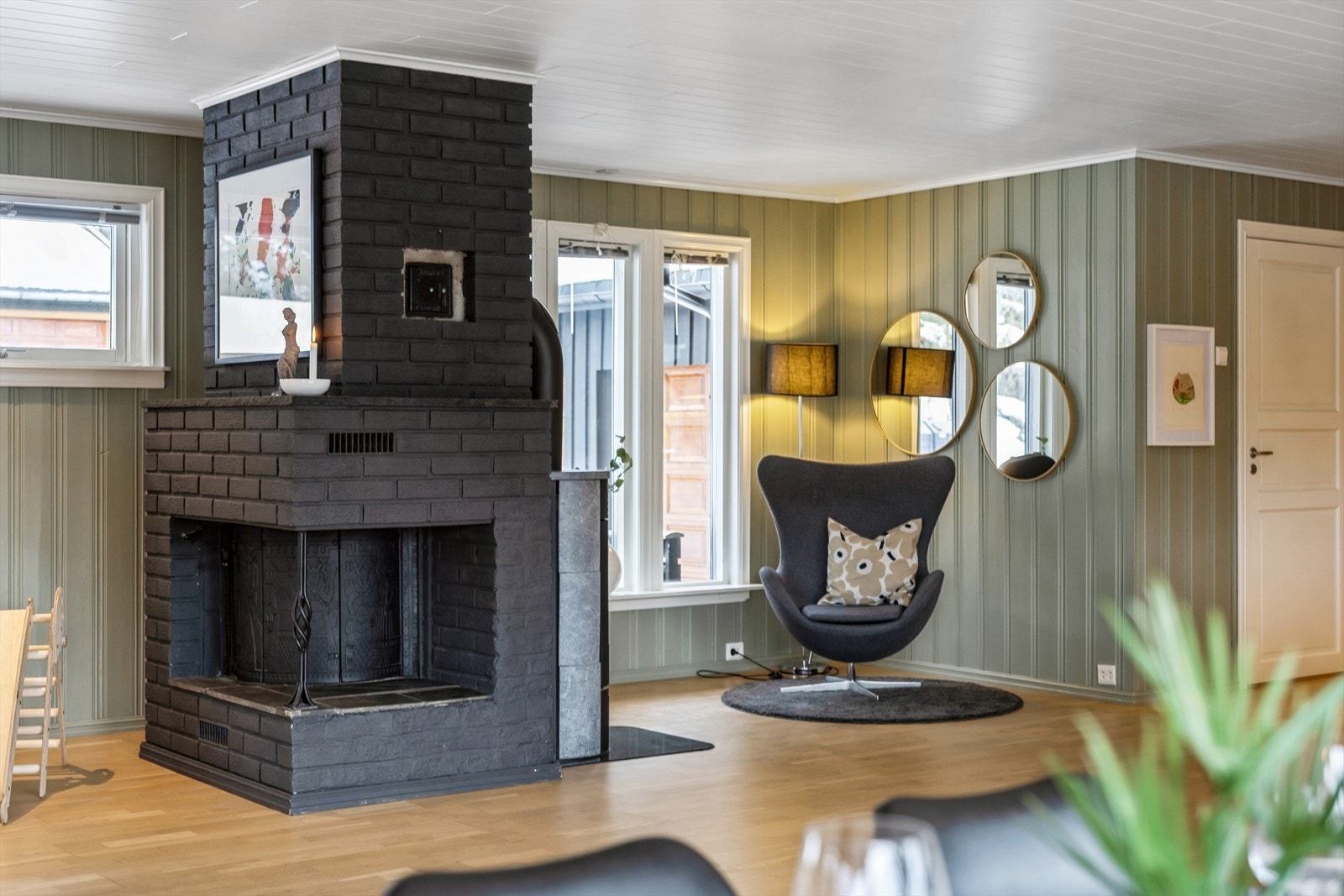 Det er montert luft til luft varmepumpe. Galleribilde