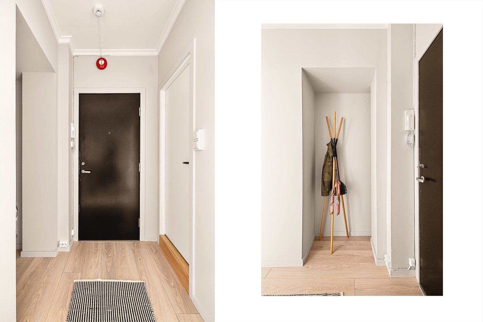 Dørtelefonen gjør det enkelt å slippe bekjente på besøk. Galleribilde