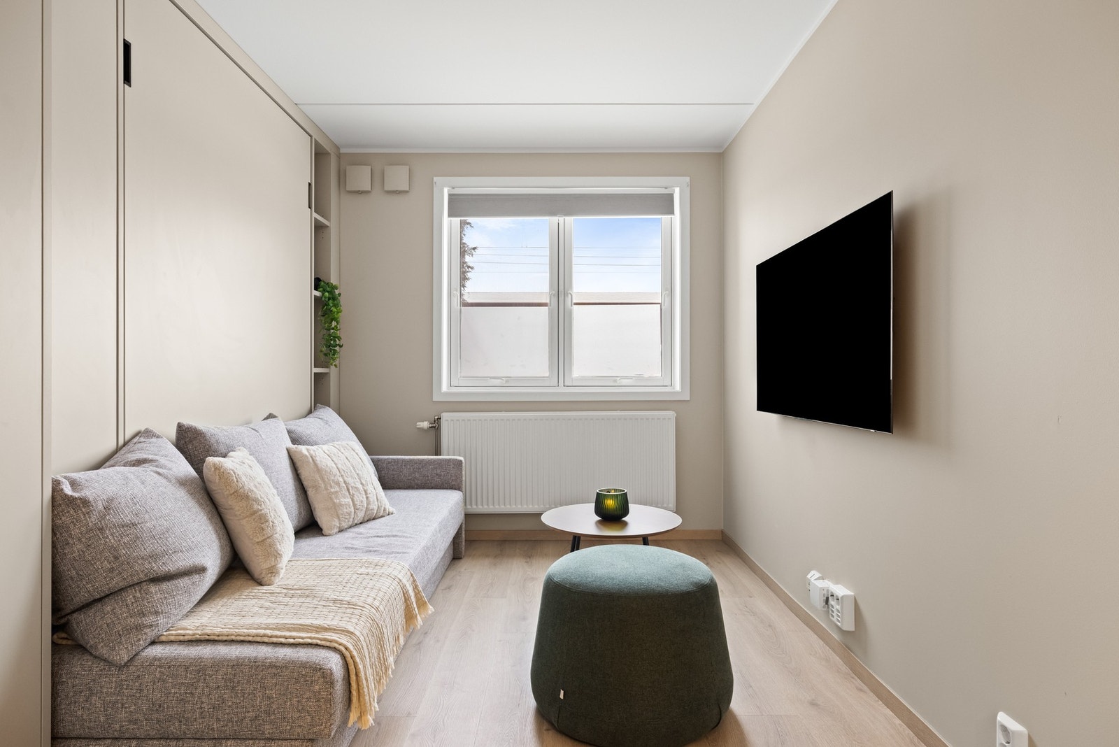 Her får du en fleksibel og funksjonell leilighet hvor hver kvadratmeter er utnyttet med omtanke. Galleribilde