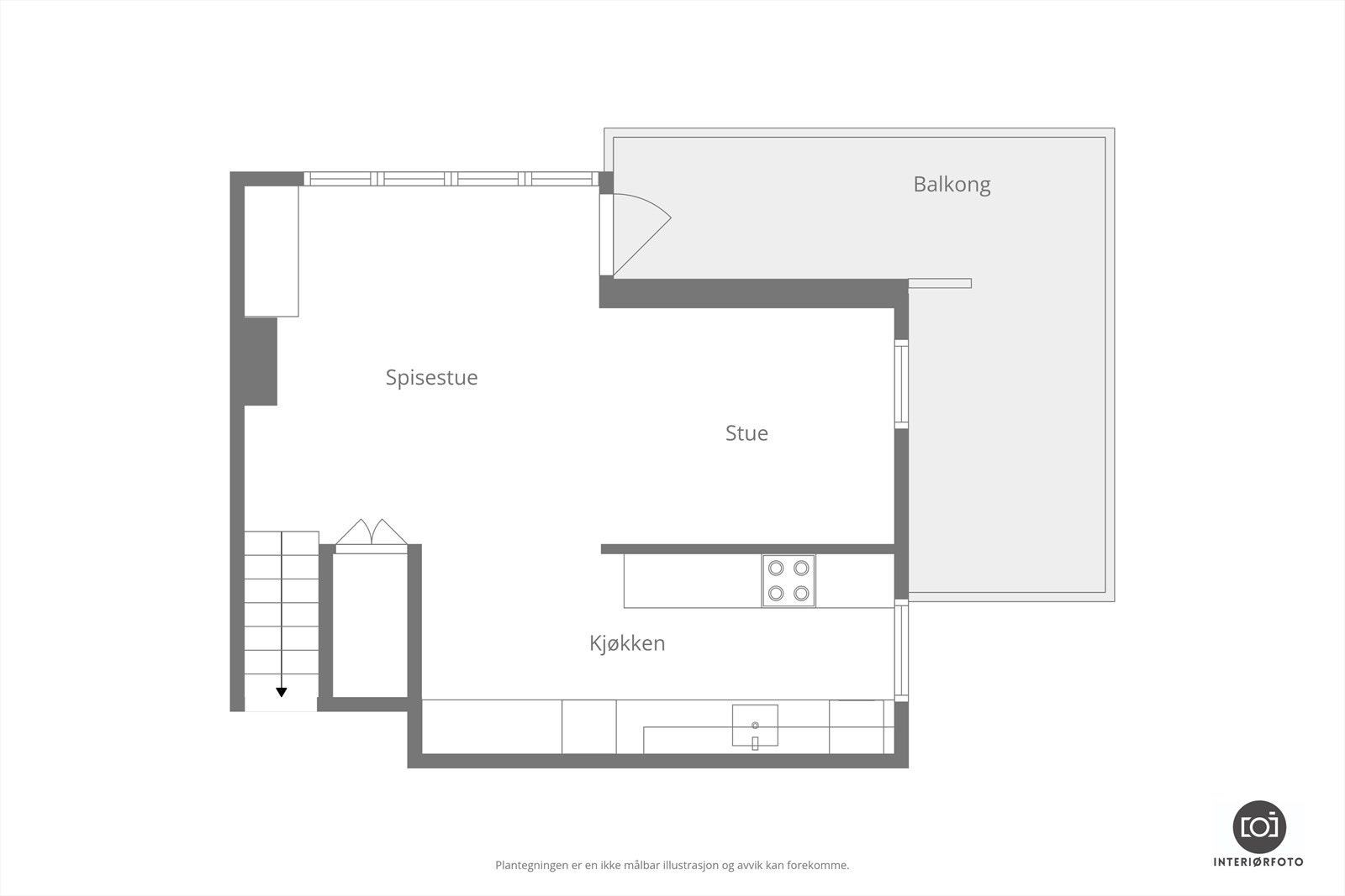 Plantegning Galleribilde