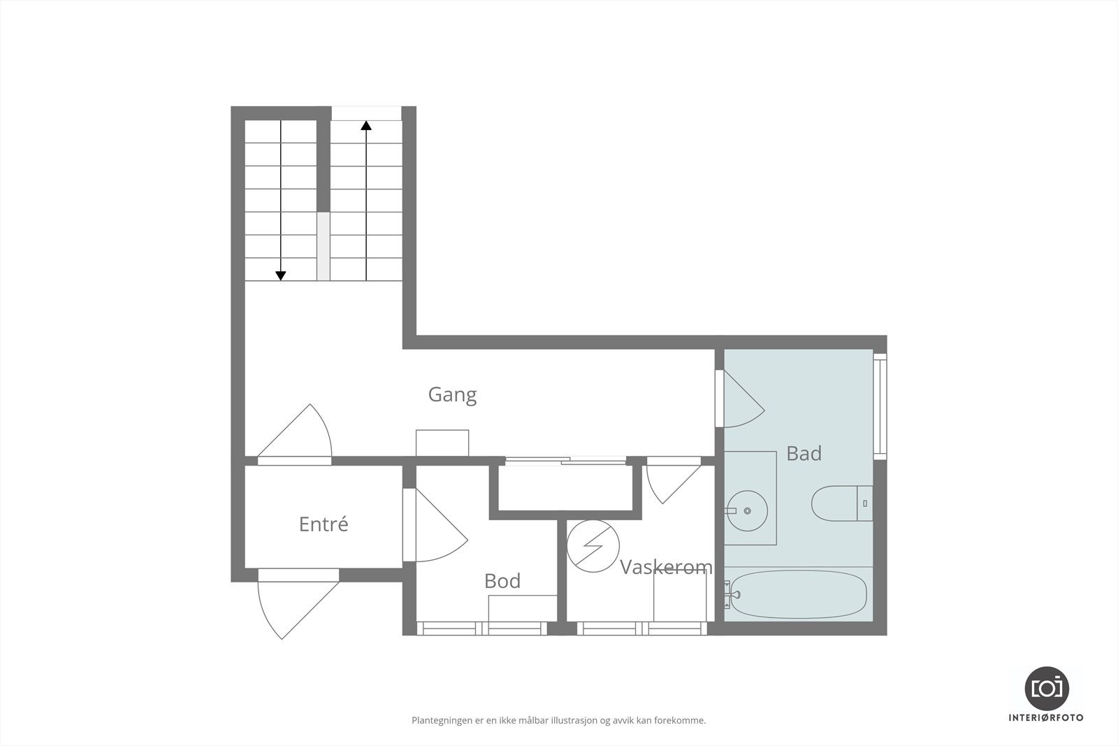 Plantegning Galleribilde