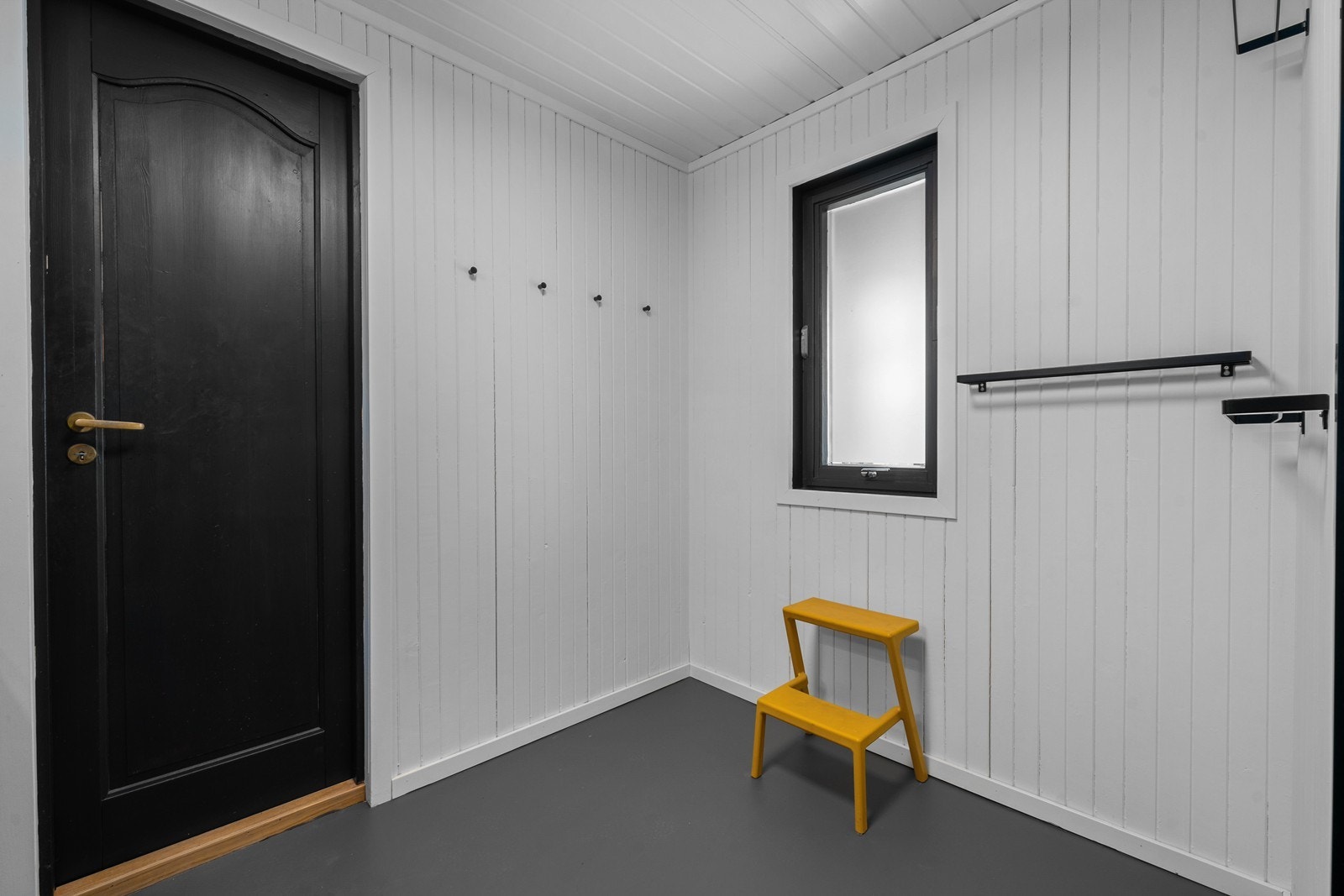 For ekstra komfort er det installert gulvvarme på badet. Galleribilde