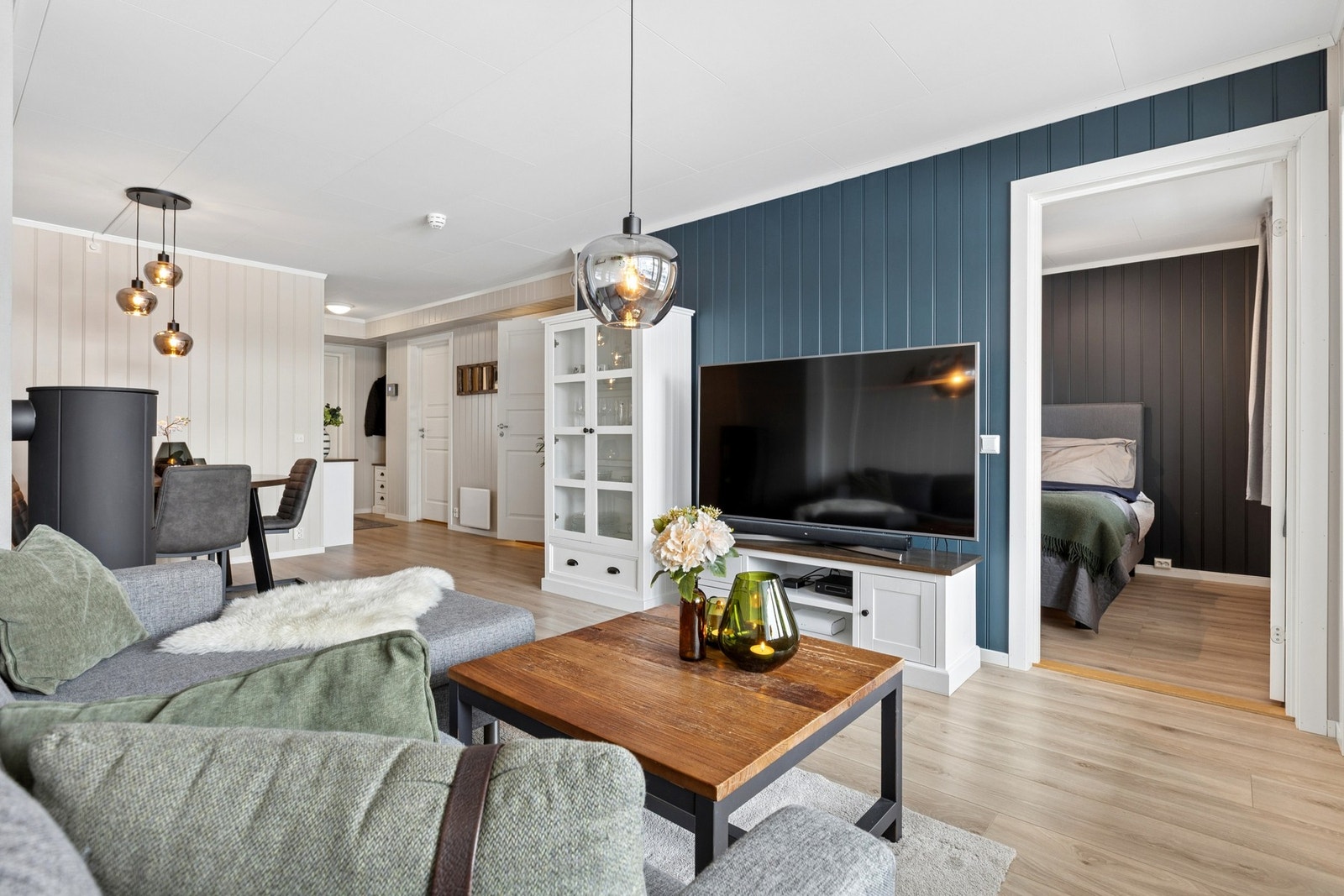 Leiligheten er utstyrt med balansert ventilasjon som sikrer et godt inneklima. Galleribilde