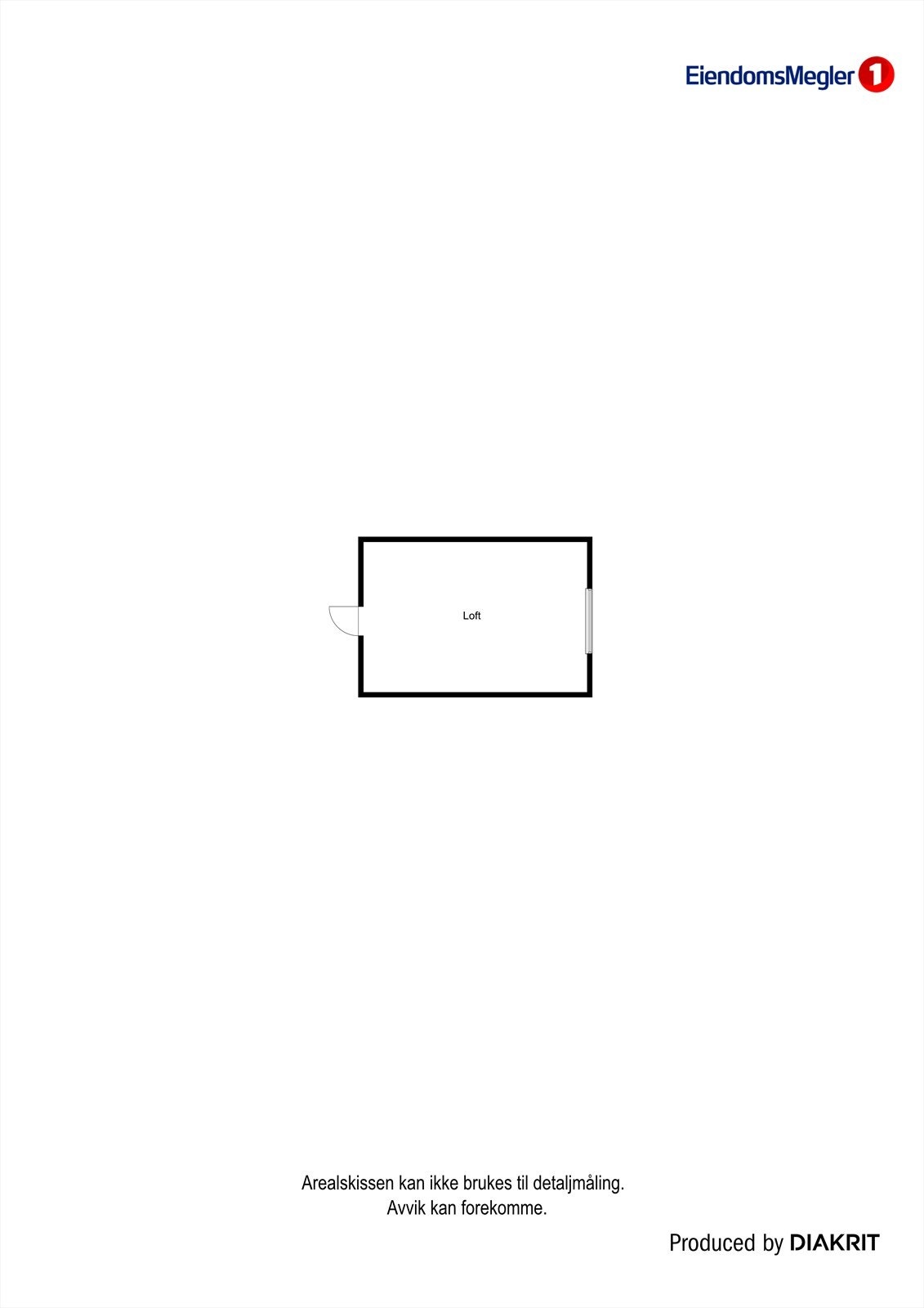 Plantegning loft på garasje Galleribilde