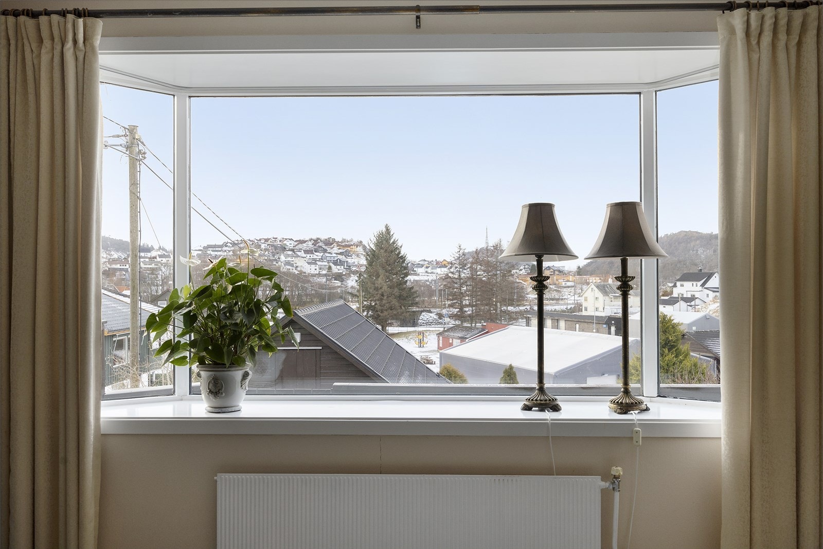 Utsikt fra stue Galleribilde