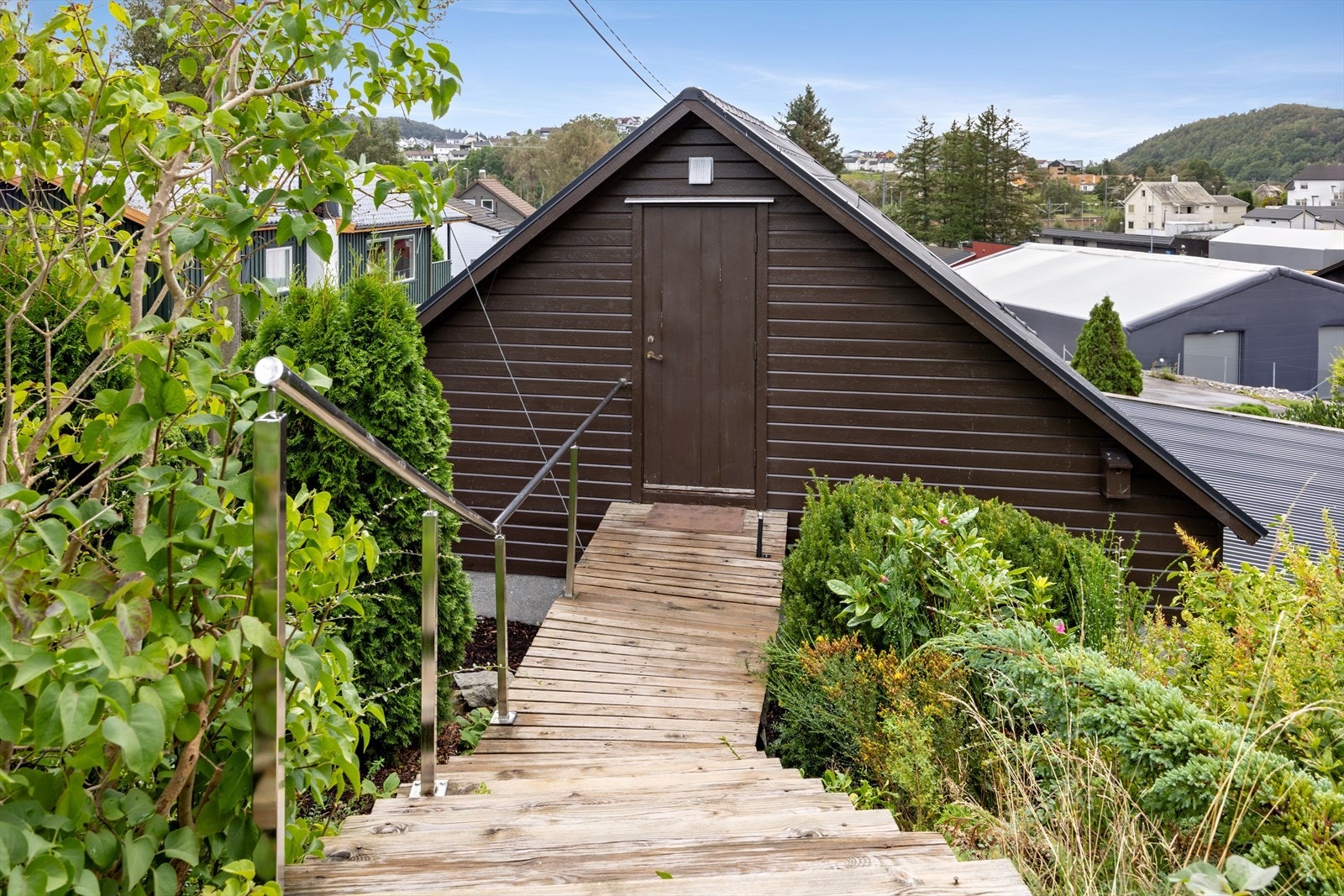 Inngang til garasje-loft Galleribilde