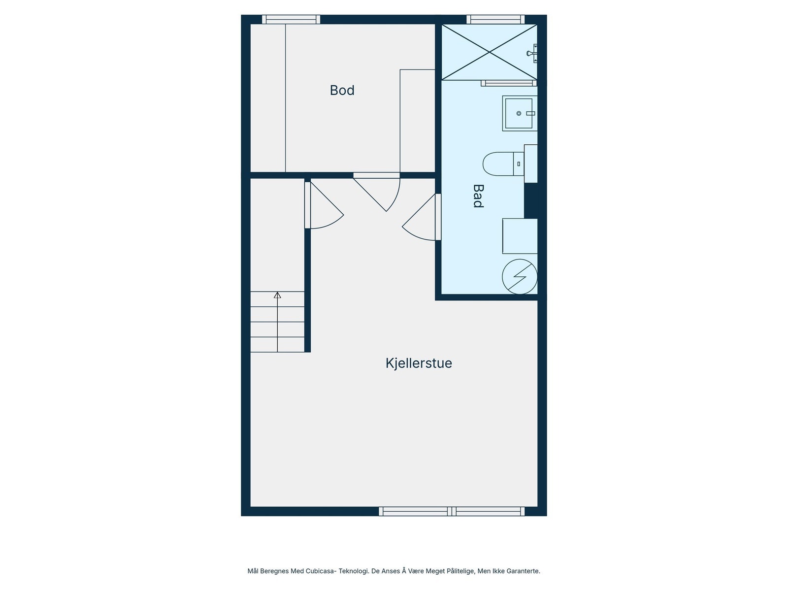 Plantegning kjeller Galleribilde