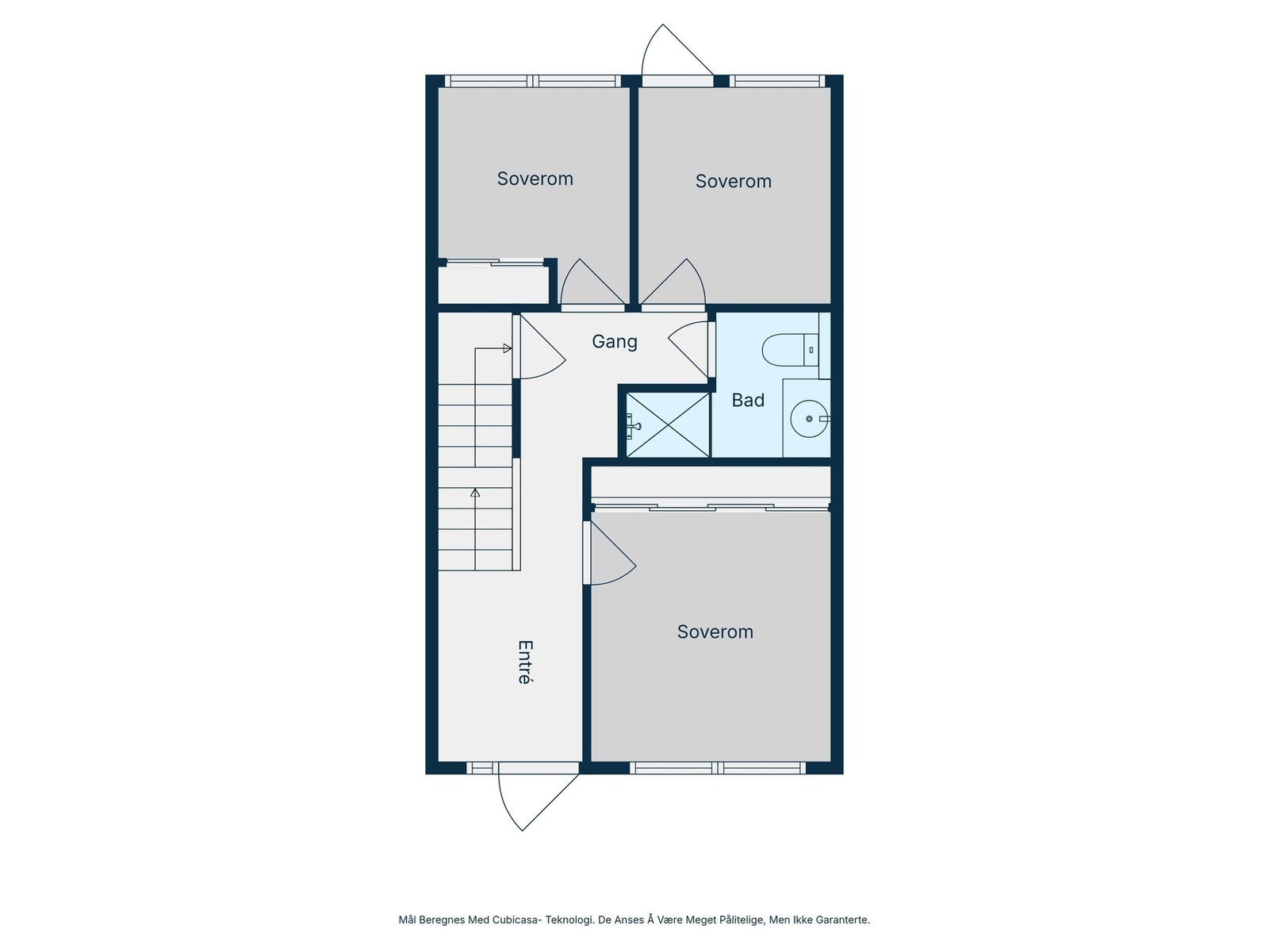Plantegning 1. etasje Galleribilde