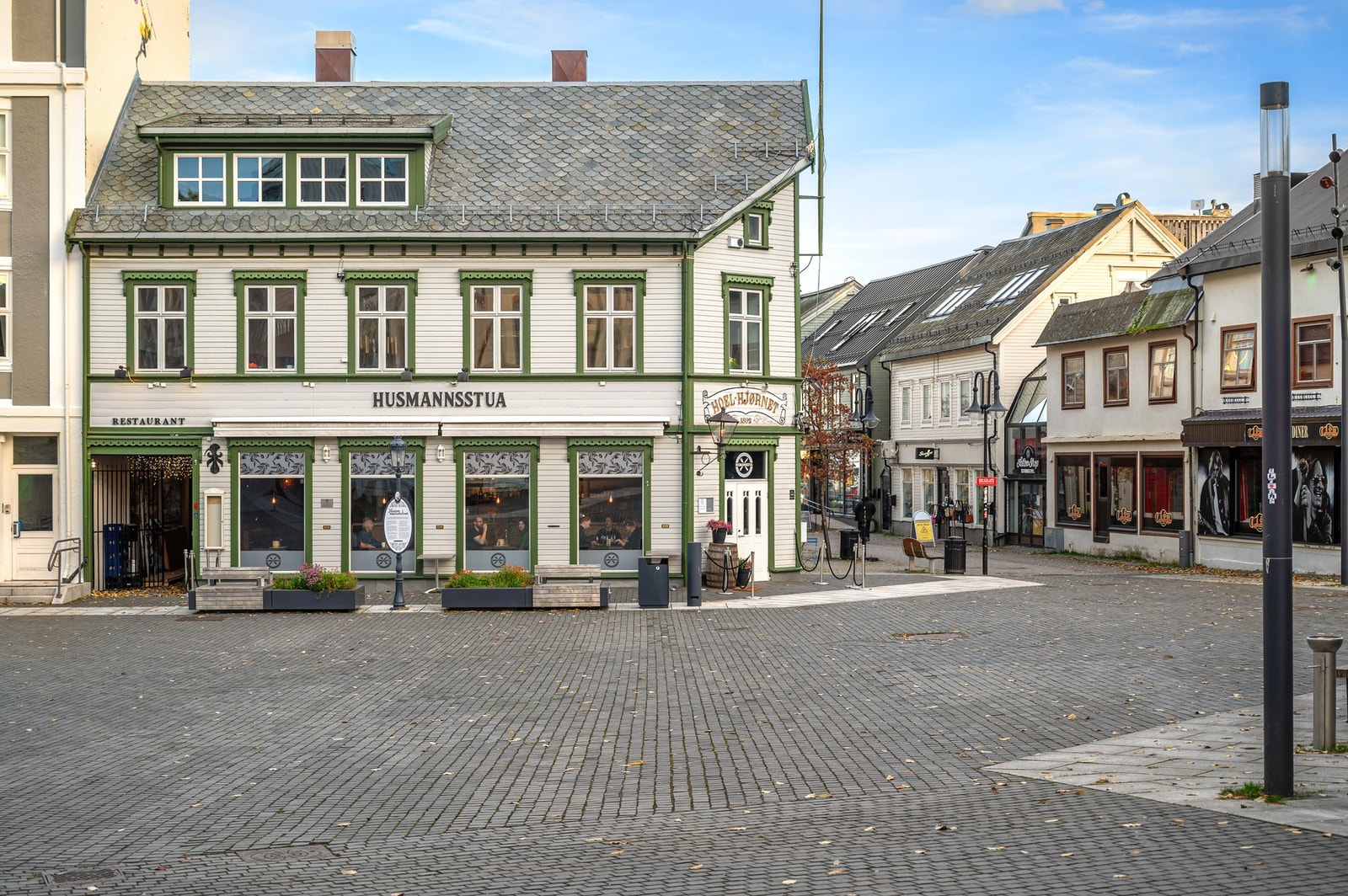 En liten spasertur unna finner du sentrumsområdet Galleribilde