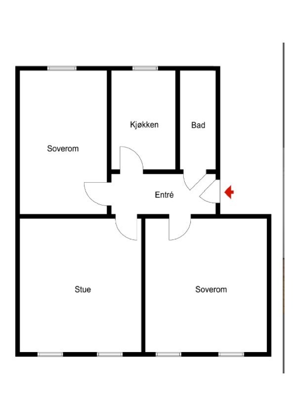 Plantegning Galleribilde